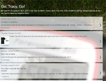 Tablet Screenshot of gotracygo.com